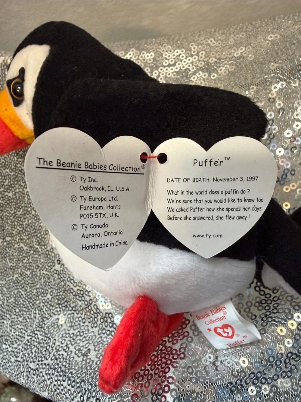 Ty adorable puffin